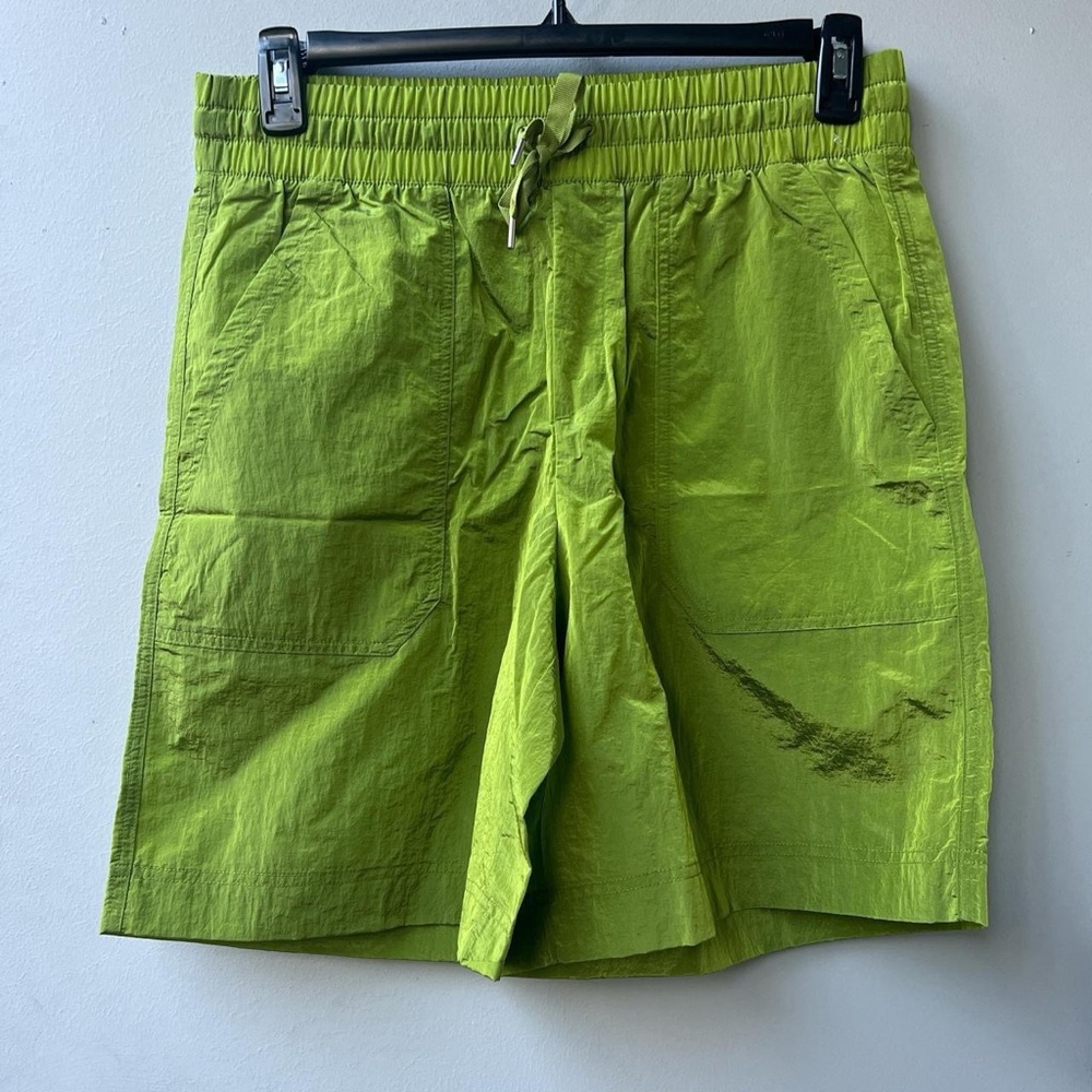 Neon green shorts
